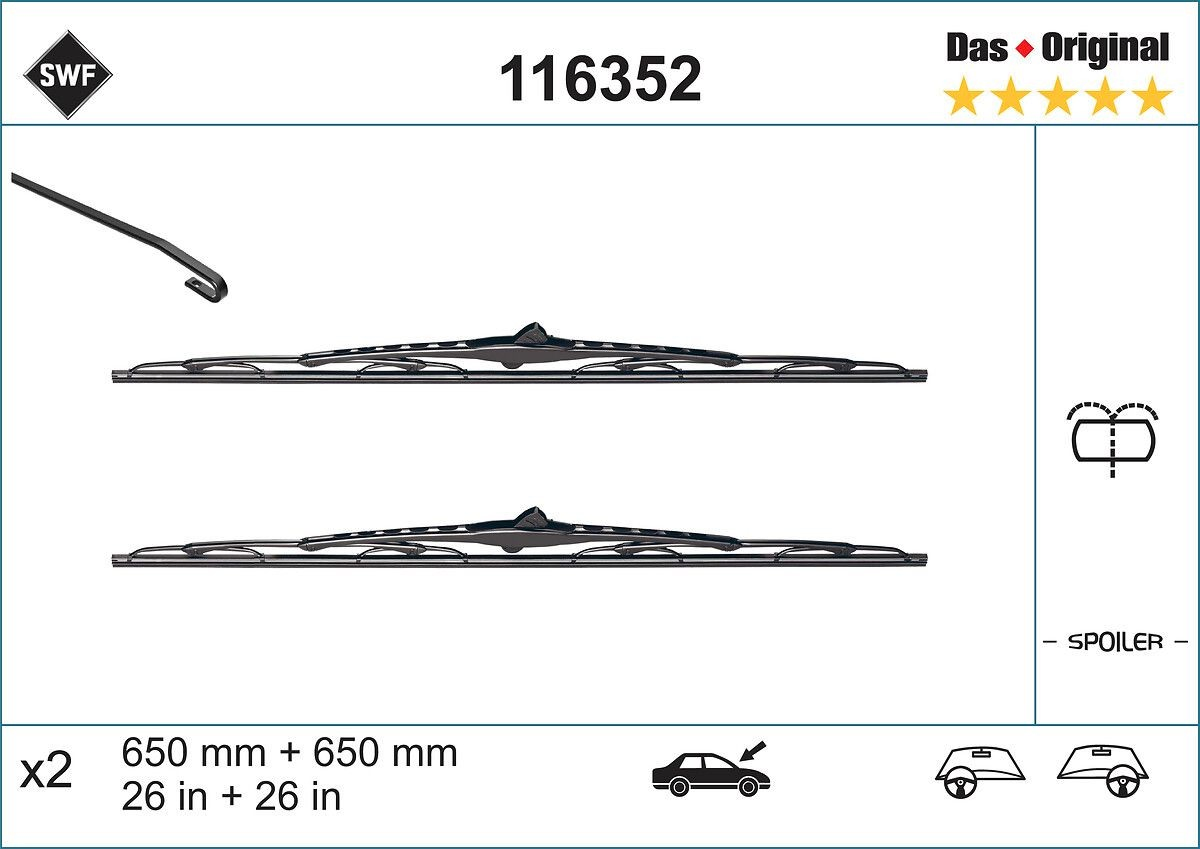  Щітки склоочисника Renault Espace 3