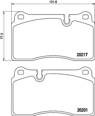Тормозні колодки Textar 2021703