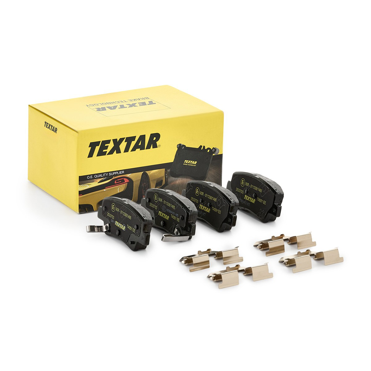 2533703 Textar Колодки гальмівні задні, дискові