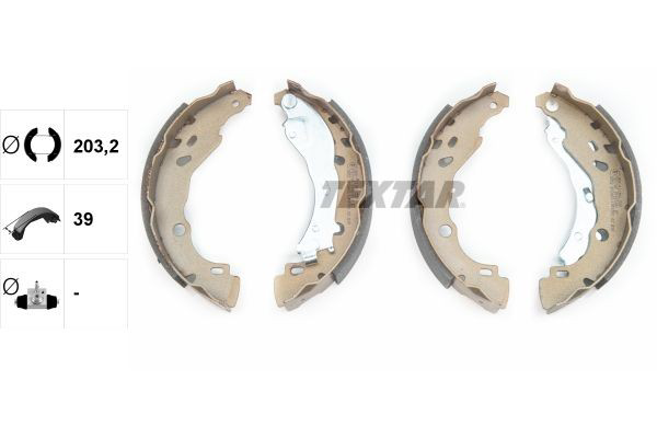 Колодки гальмові задні, барабанні Textar 91061600 ціна, від 23.67 USD