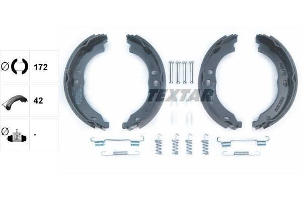 Колодки ручника / стоянкового гальма Textar 91066700 ціна, від 19.99 USD