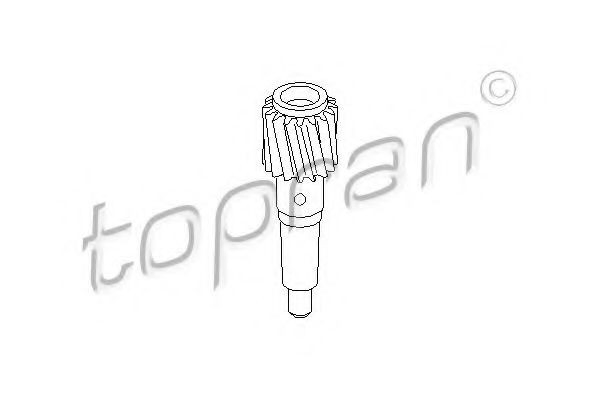 Шестерня спідометра, ведена Hans Pries (Topran) 102689 ціна, від 0.76 USD