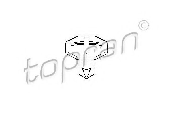 Купити RXC60536 Romix Пістон (кліп) кріплення підкрилки переднього крила