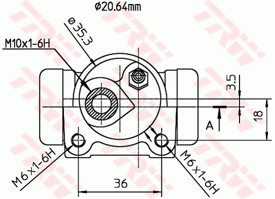 Робочий циліндр Case C398