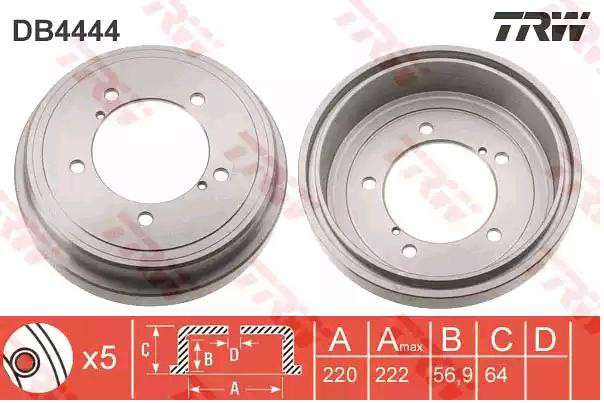 R52048 Tangun Барабан гальмівний задній
