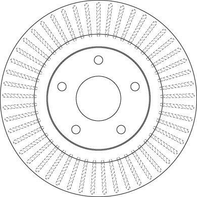 Диск переднього гальма TRW DF6533 ціна, від 50.21 USD