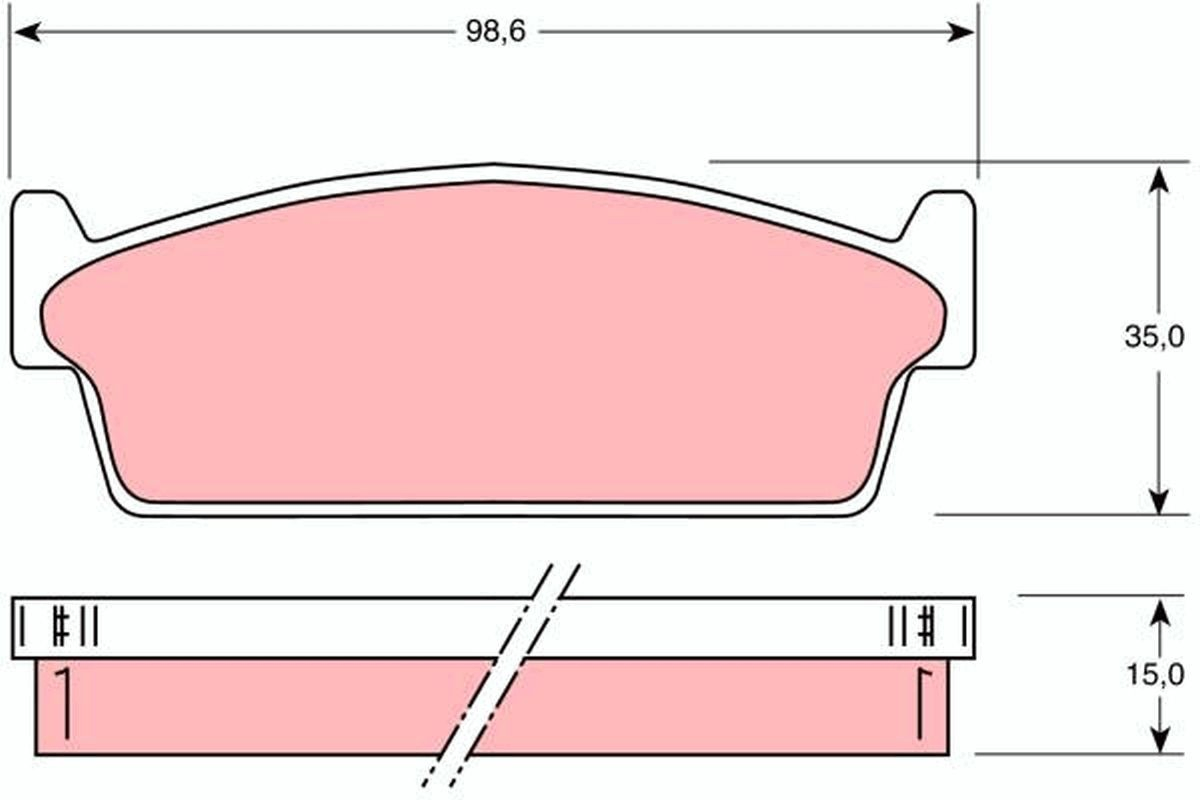 MP149J Mintye Колодки гальмівні задні, дискові