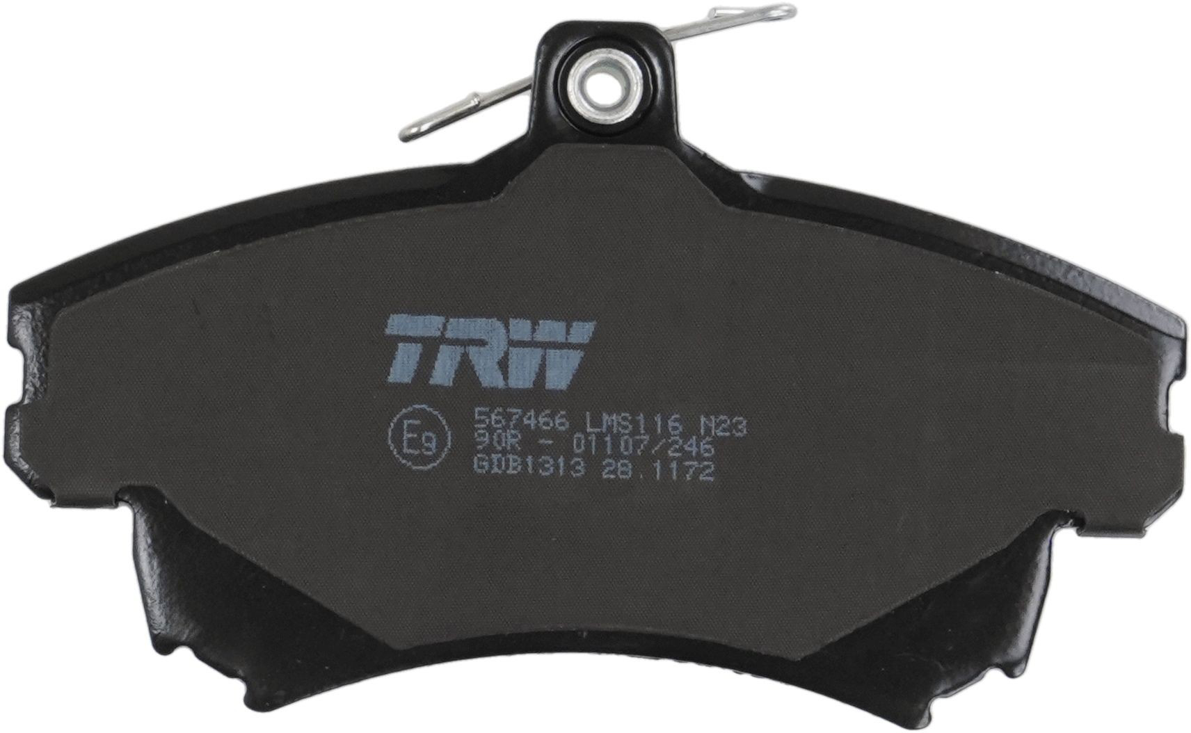 Передні тормозні колодки GDB1313 TRW