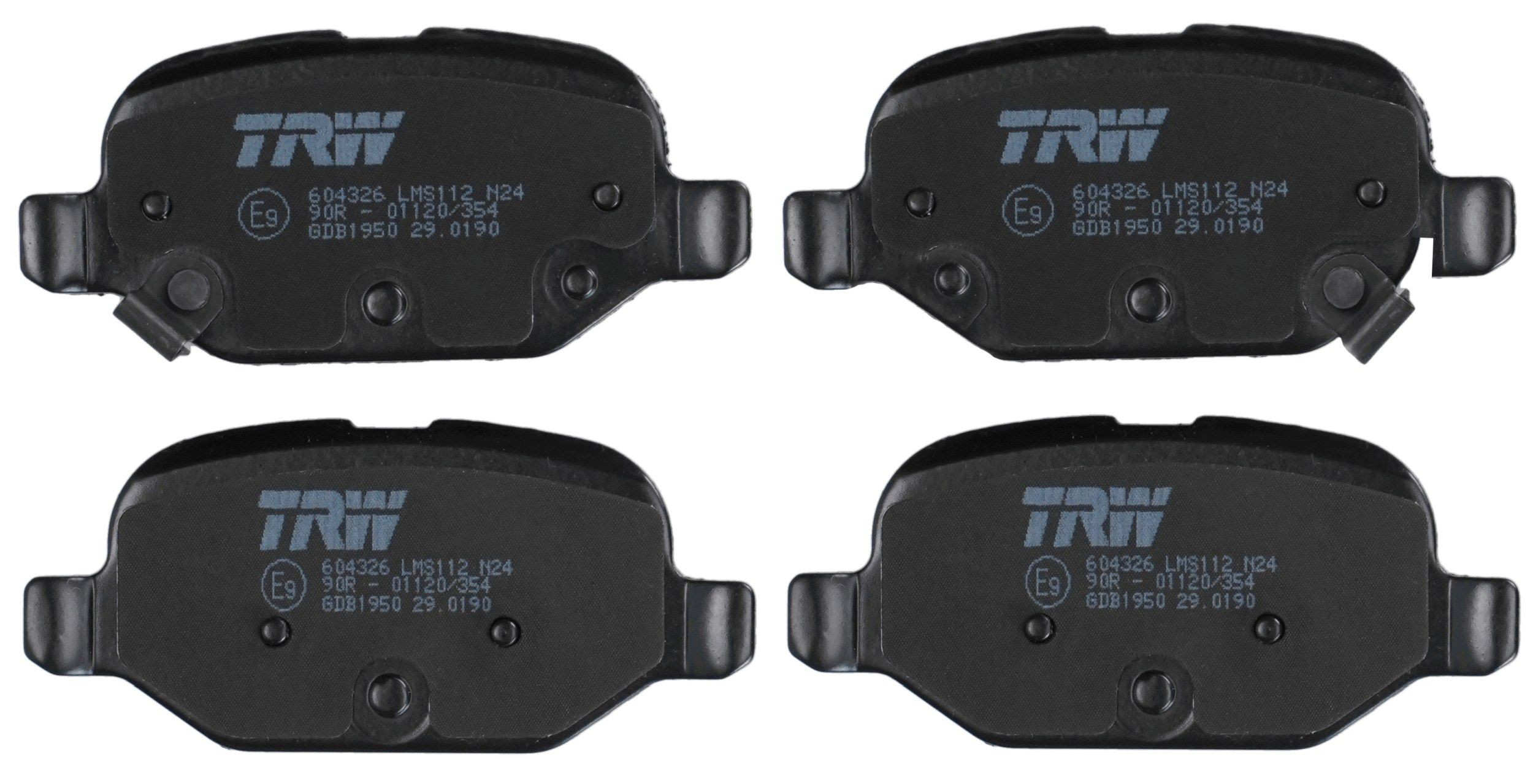 Задні гальмівні колодки TRW GDB1950 ціна, від 25.53 USD