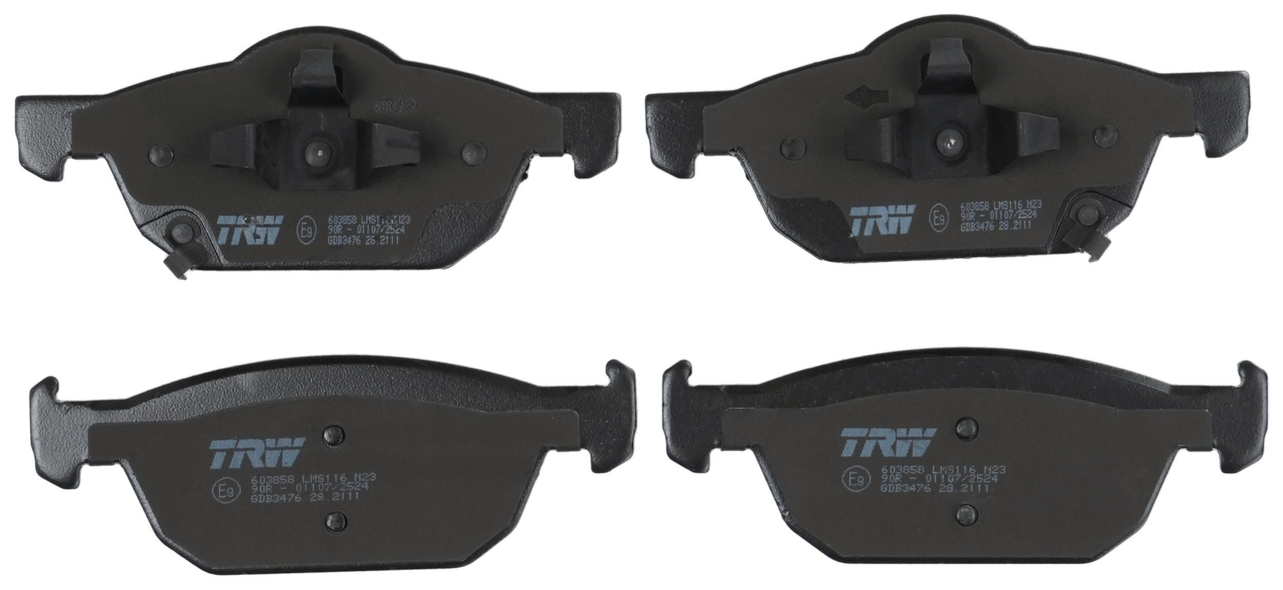Передні тормозні колодки GDB3476 TRW