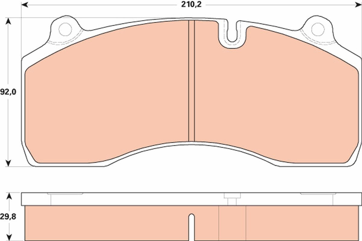 Гальмівні колодки TRW GDB5100 ціна, від 151.50 USD