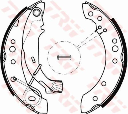 Колодки гальмові задні, барабанні TRW GS8467 ціна, від 23.00 USD