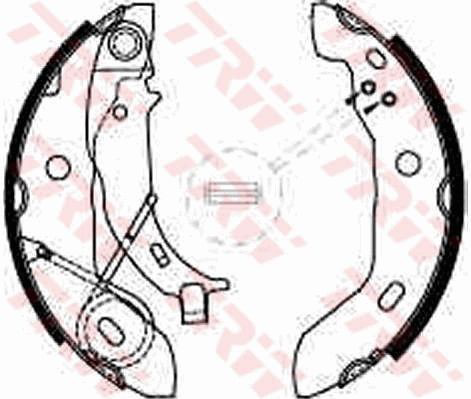 Колодки гальмові задні, барабанні TRW GS8627 ціна, від 20.10 USD
