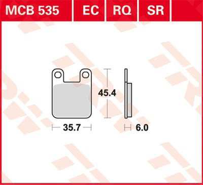  TRW MCB535 ціна, від 15.83 USD