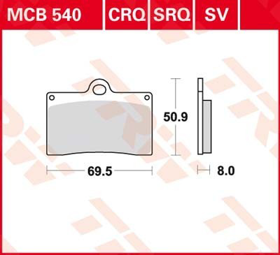 MCB540SV TRW 