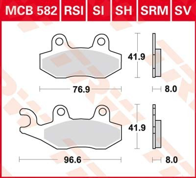  TRW MCB582SV ціна, від 35.41 USD