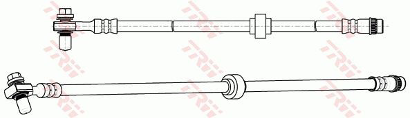 Шланг гальмівний задній TRW PHD1074 ціна, від 7.72 USD