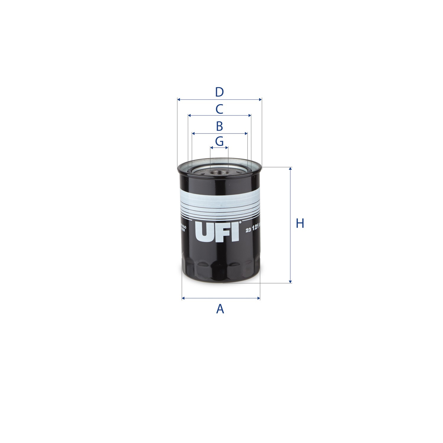 Масляний фільтр двигуна UFI 2312100 ціна, від 4.97 USD