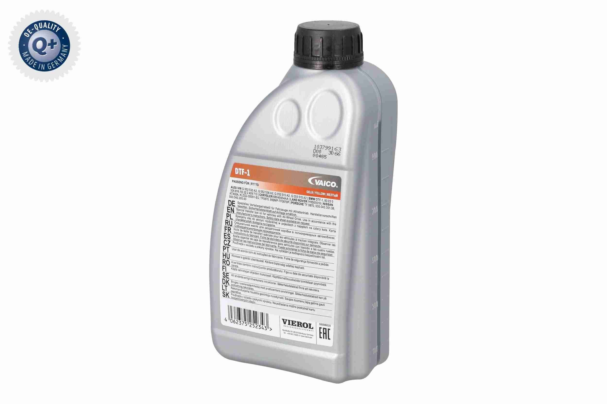 Масло для роздавальної коробки VEMO/Vaico V600430 ціна, від 32.88 USD
