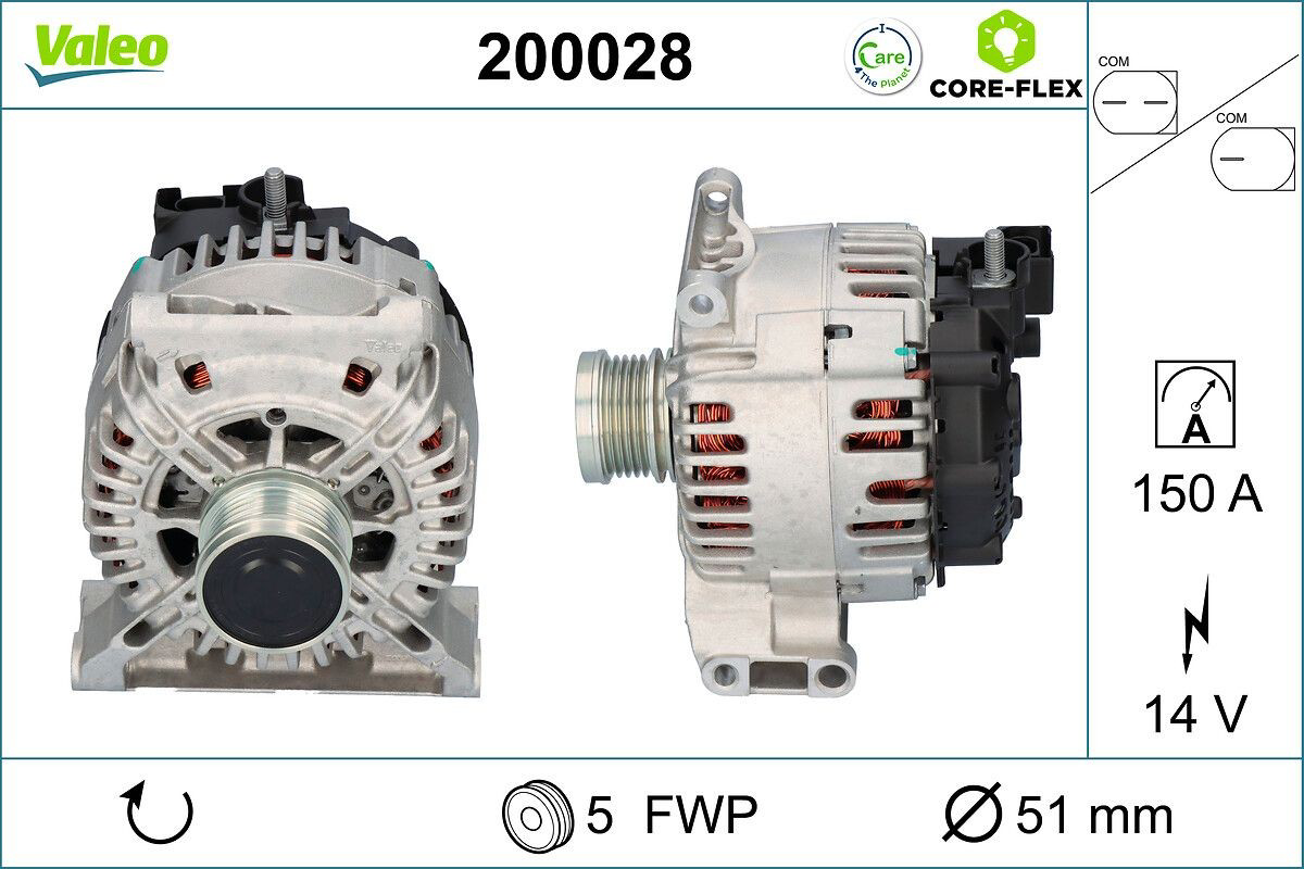 Генератор автомобільний VALEO 200028