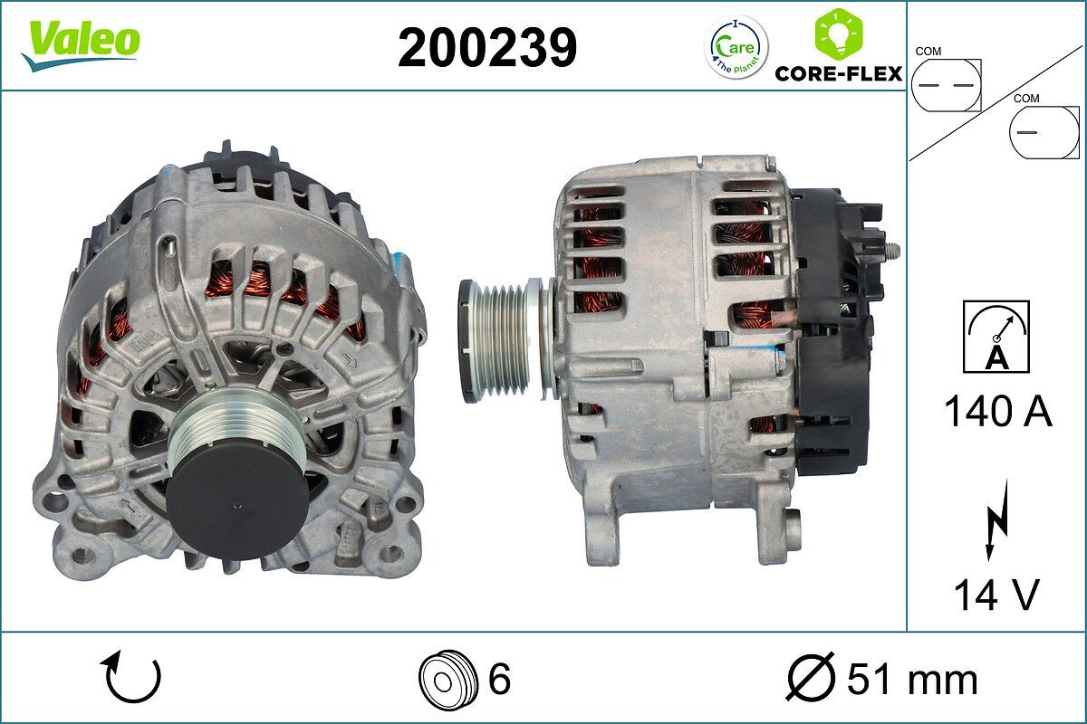 Генератор 200239 VALEO