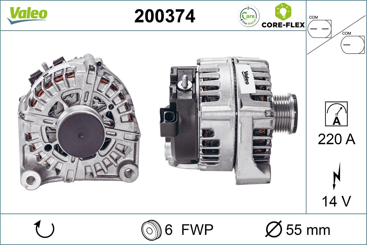 Генератор автомобільний VALEO 200374