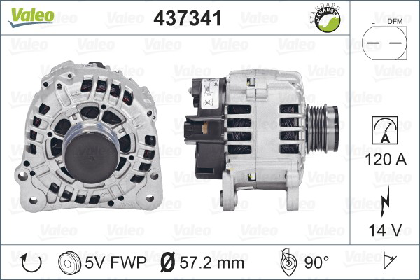 437341 VALEO Авто генератор