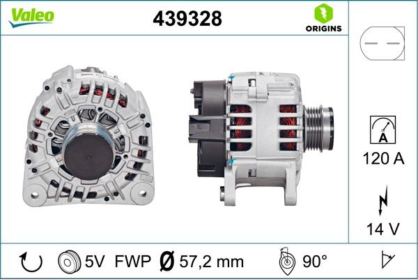 Купити 439328 VALEO Генератор