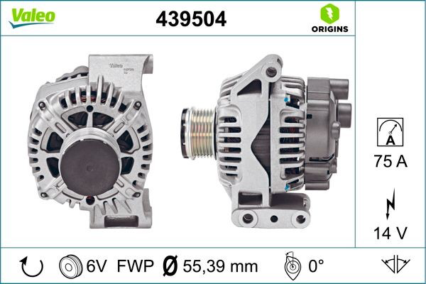 439504 VALEO Авто генератор