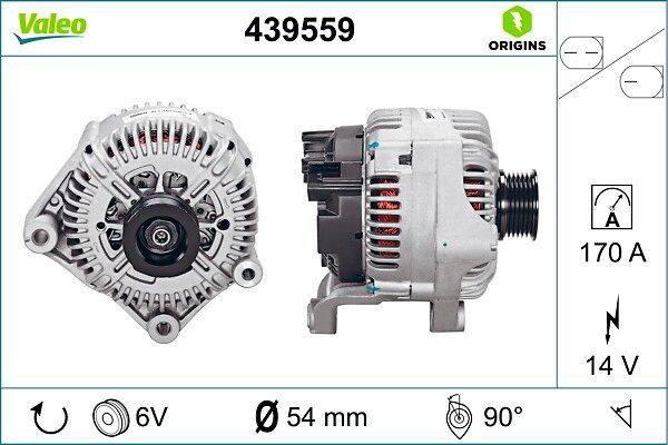 Генератор 439559 VALEO