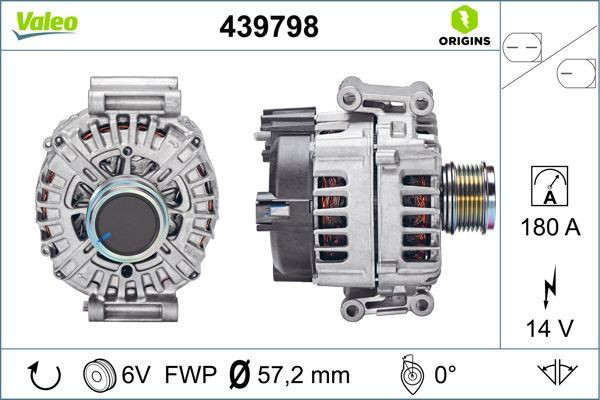 439798 VALEO Авто генератор