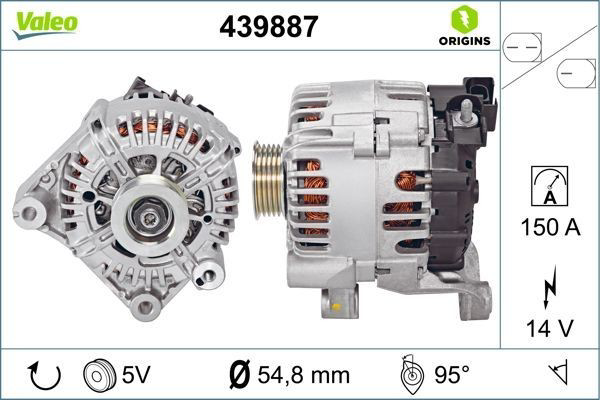 Генератор автомобільний VALEO 439887