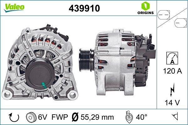 Генератор 439910 VALEO