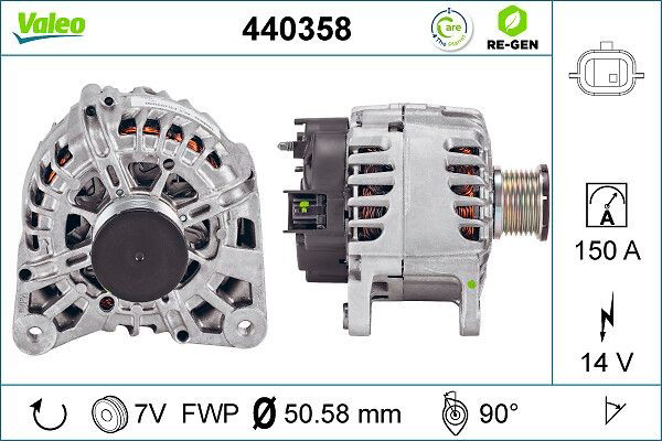 Купити 440358 VALEO Генератор