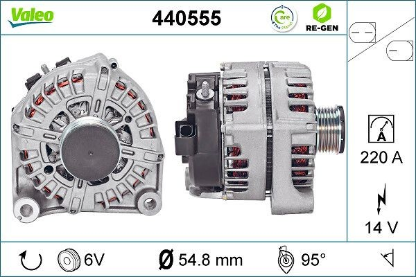Генератор 440555 VALEO