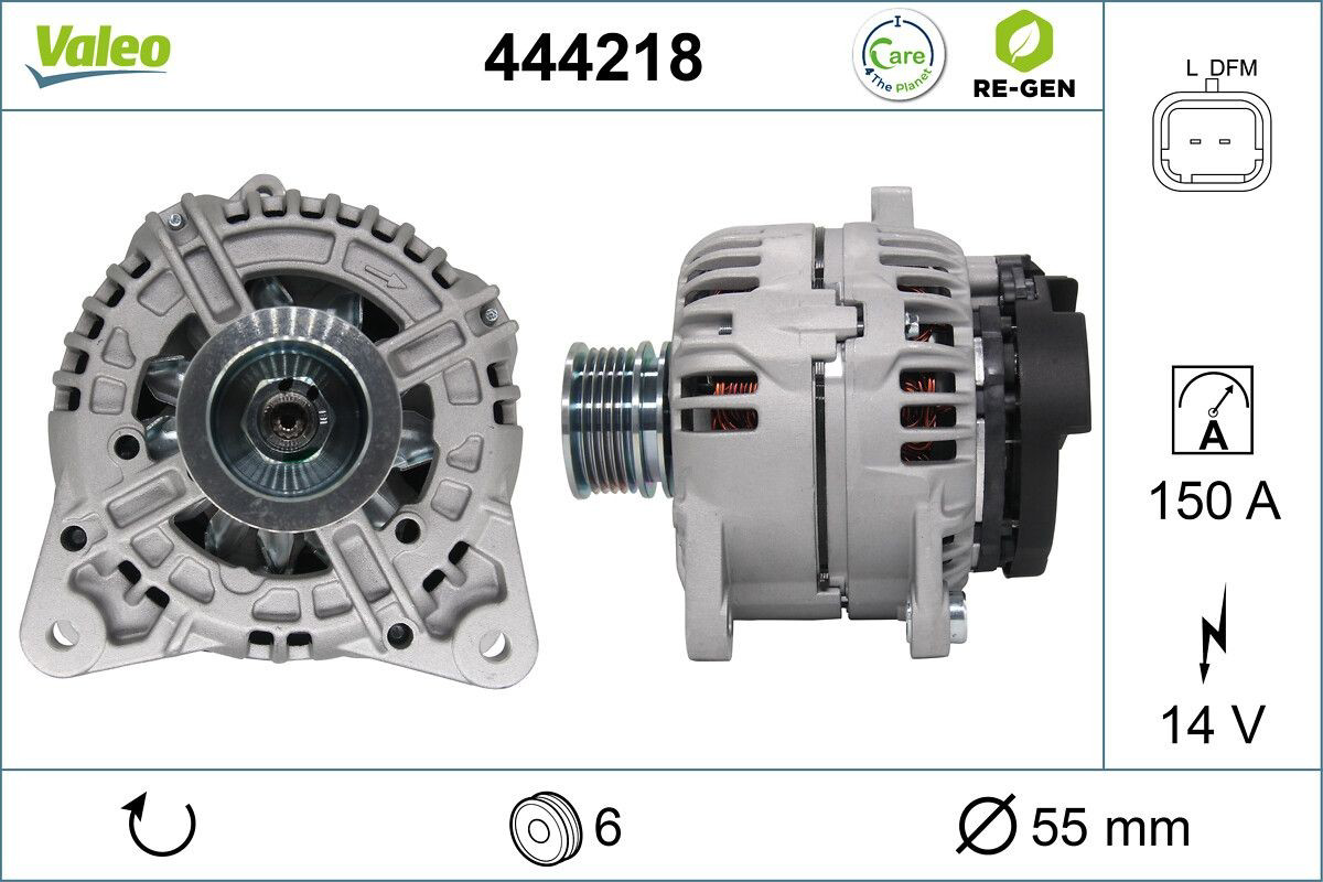 444218 VALEO Авто генератор