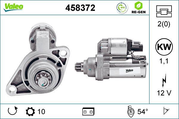 Купити 458372 VALEO Стартер