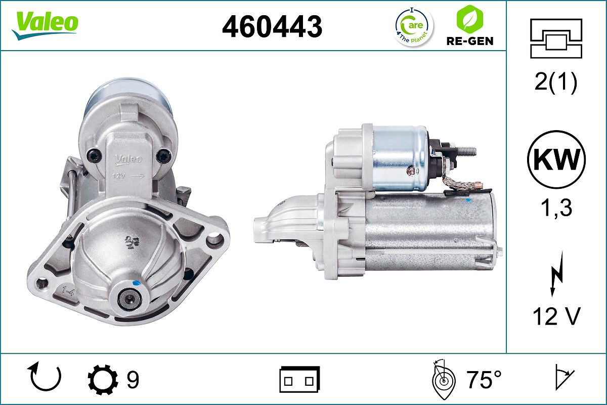 Стартер автомобільний VALEO 460443