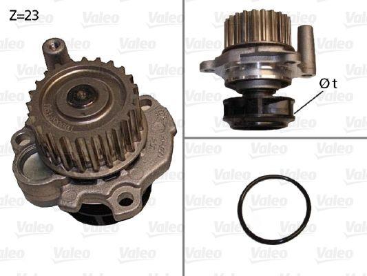506532 VALEO Насос охолодження