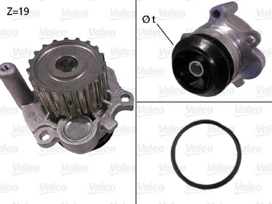 506533 VALEO Насос охолодження
