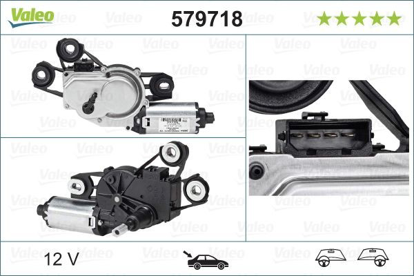 Моторчик заднього склоочисника 579718 VALEO