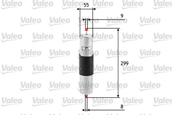 Фільтр тонкого очищення палива VALEO 587014 ціна, від 13.93 USD