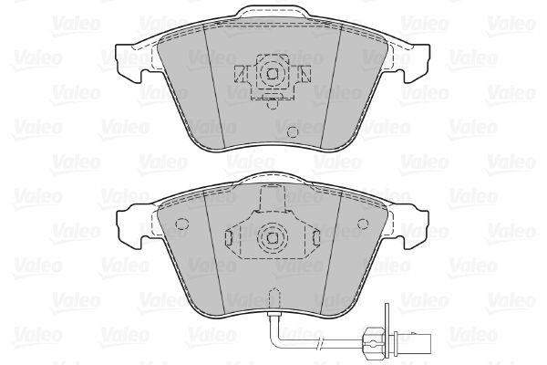 Гальмівні колодки VALEO 598779 ціна, від 31.13 USD