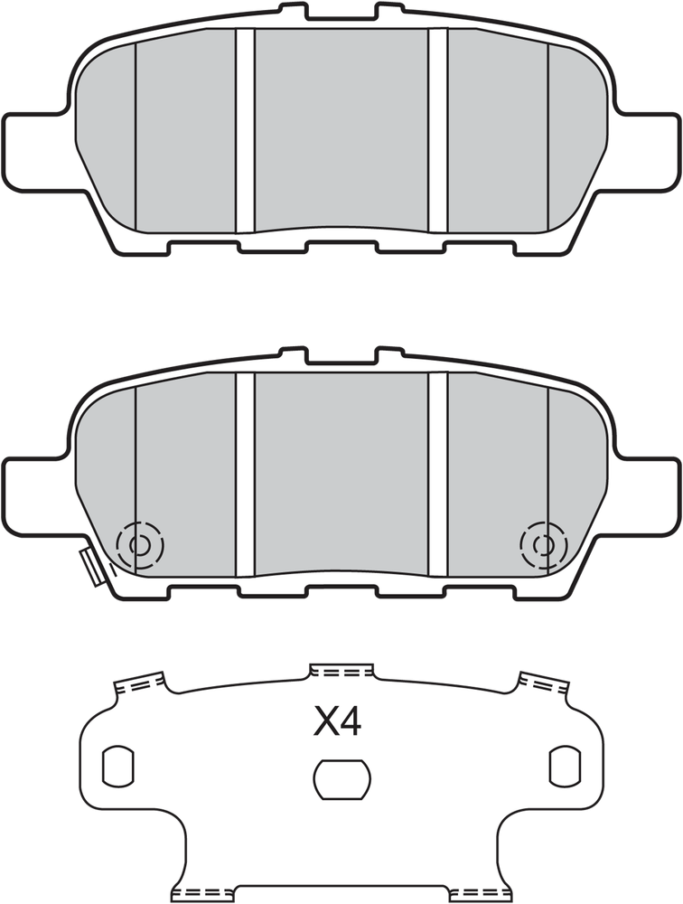 Задні гальмівні колодки VALEO 601331 ціна, від 25.90 USD
