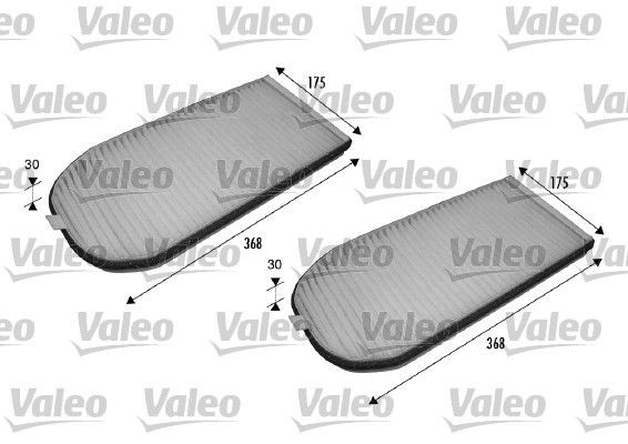 Купити 698838 VALEO Фільтр салону вугільний