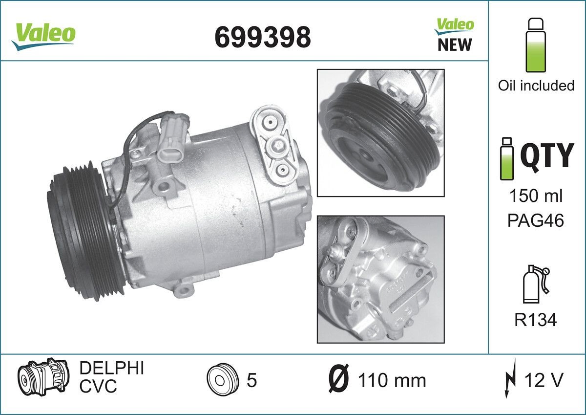 Купити 9196952 Volvo Компресор кліматичної установки