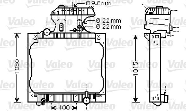 Радіатор DPMA4591RNV Daniparts