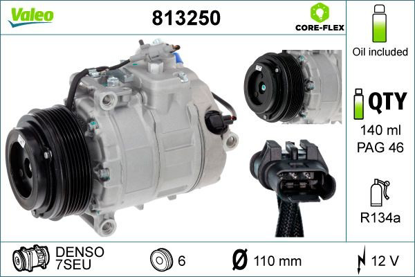 Насос кондиціонера VALEO 813250