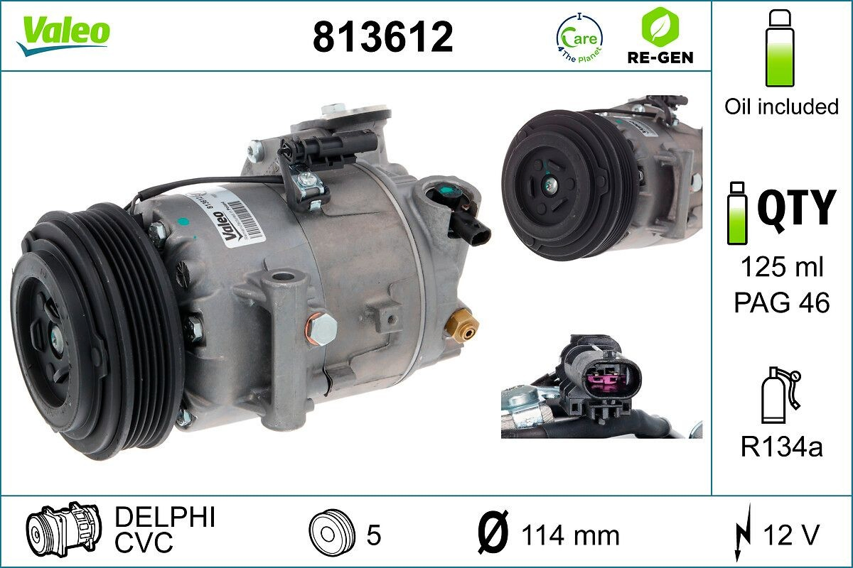 Насос кондиціонера VALEO 813612