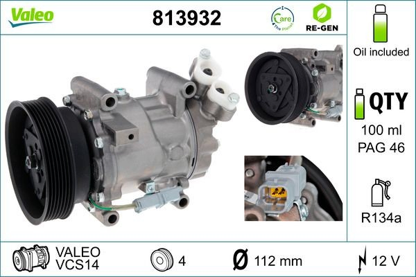 Компресор холодоагенту на Renault SANDERO II 